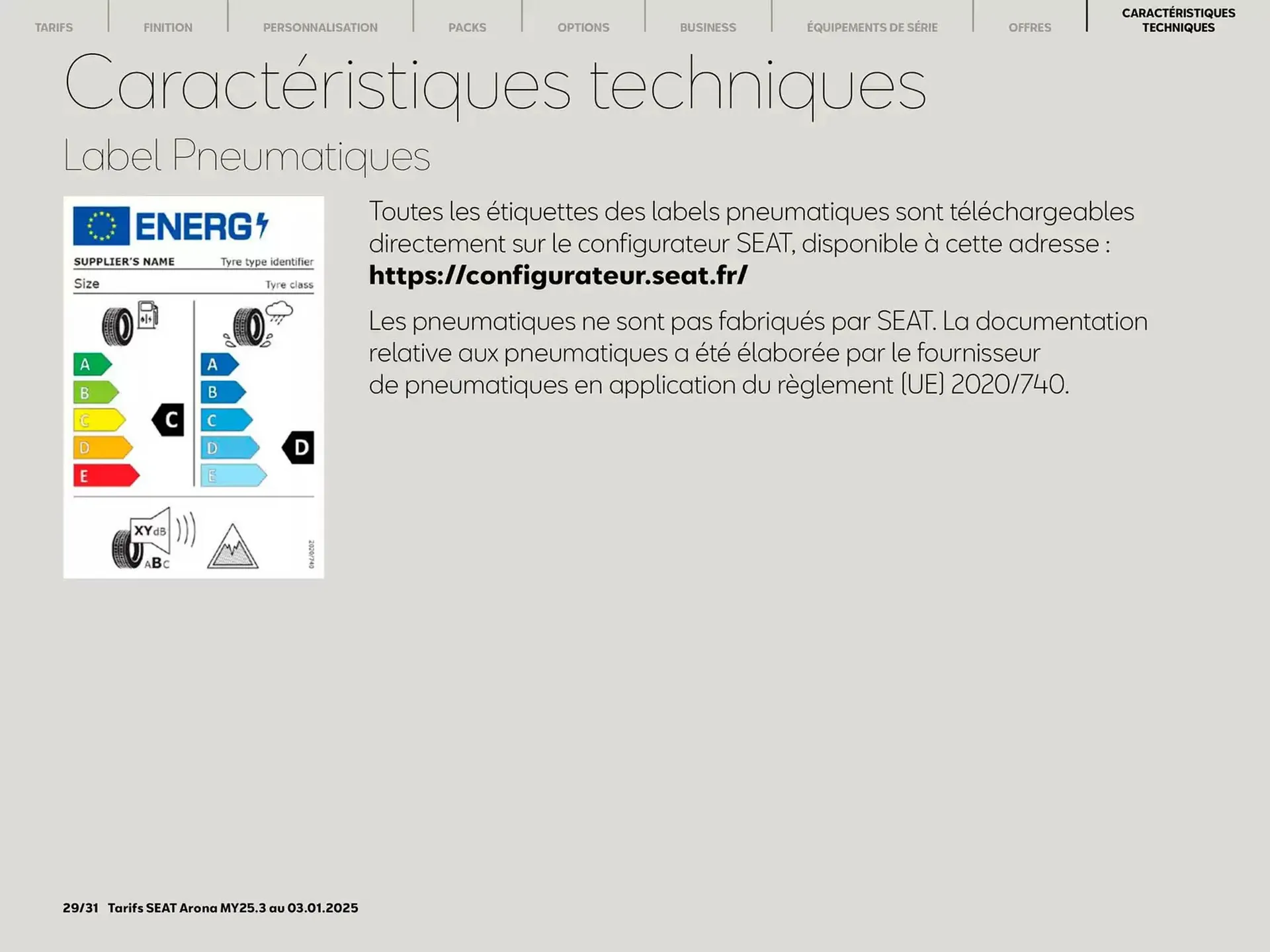 Catalogue SEAT du 17 janvier au 17 janvier 2026 - Catalogue page 29