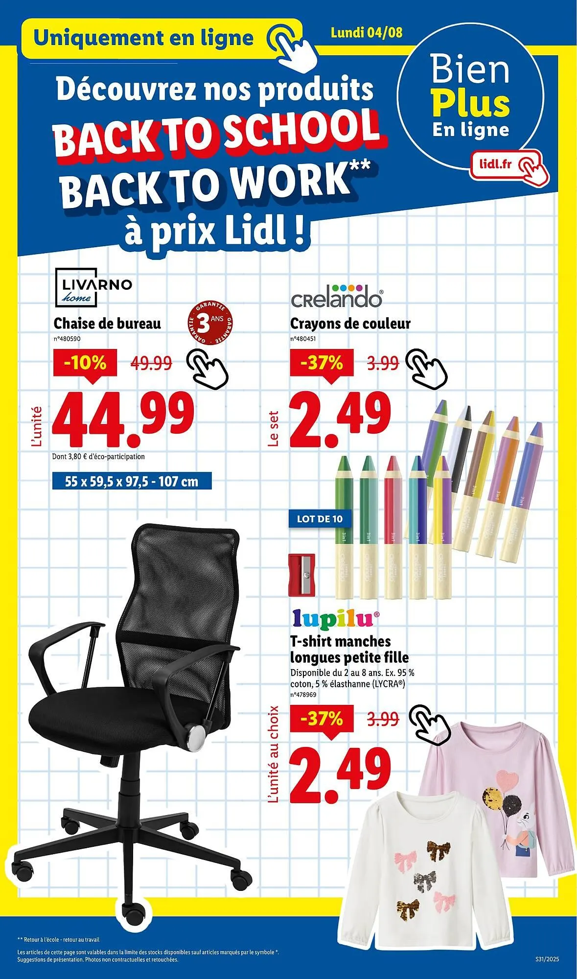 Catalogue Lidl du 31 juillet au 6 août 2025 - Catalogue page 65
