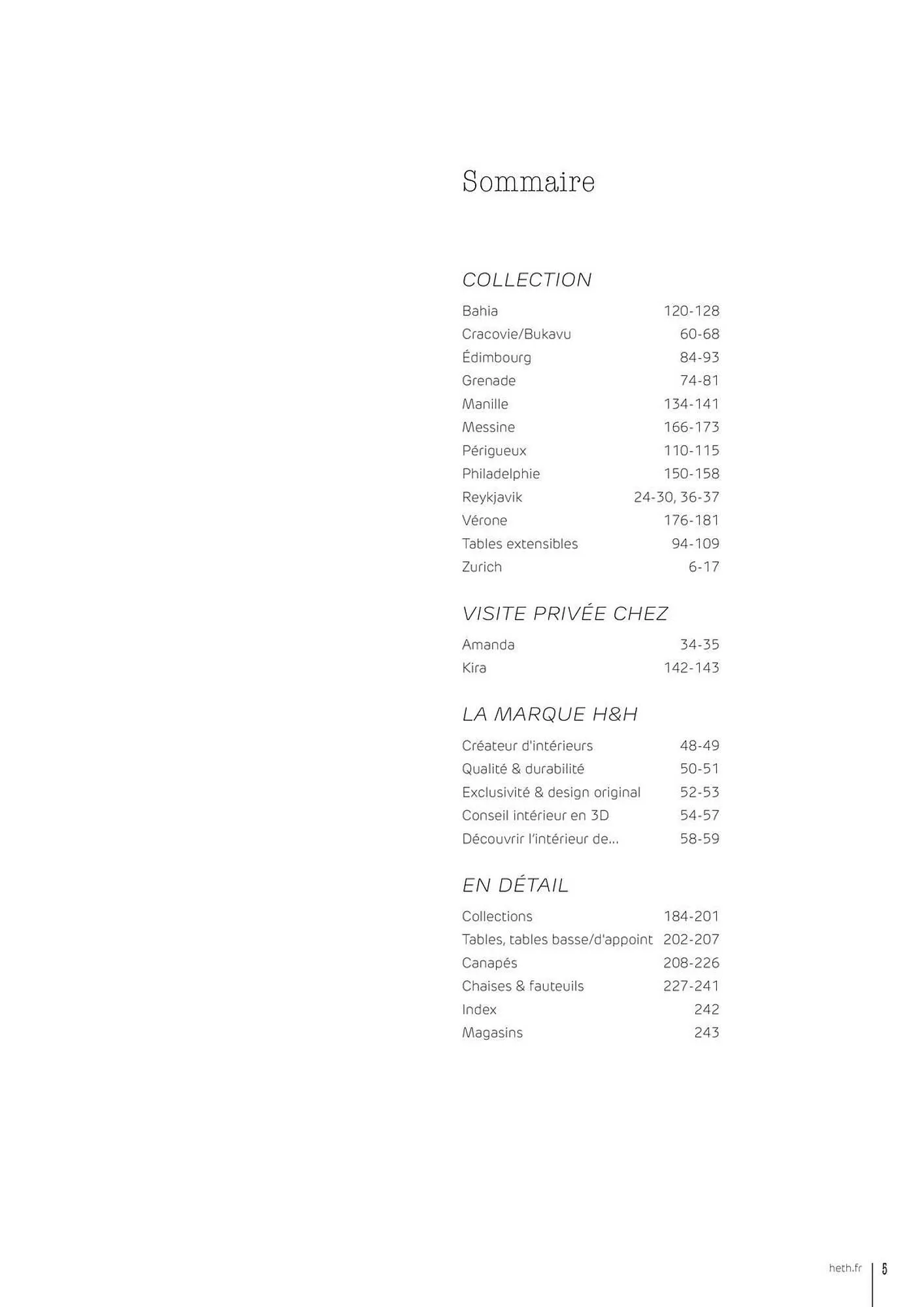 Catalogue H&H du 15 septembre au 28 février 2026 - Catalogue page 5