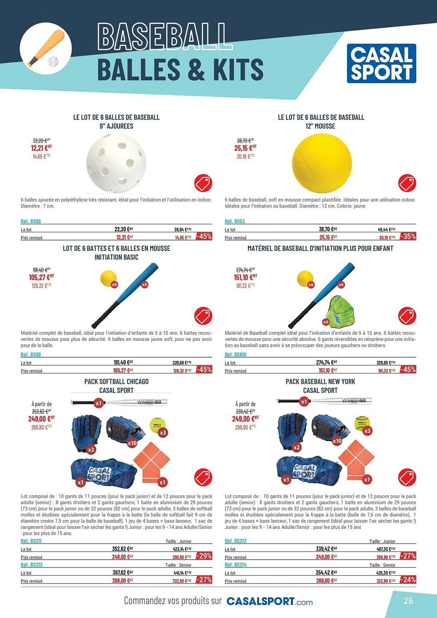 Catalogue Casal Sport du 30 avril au 31 décembre 2025 - Catalogue page 26