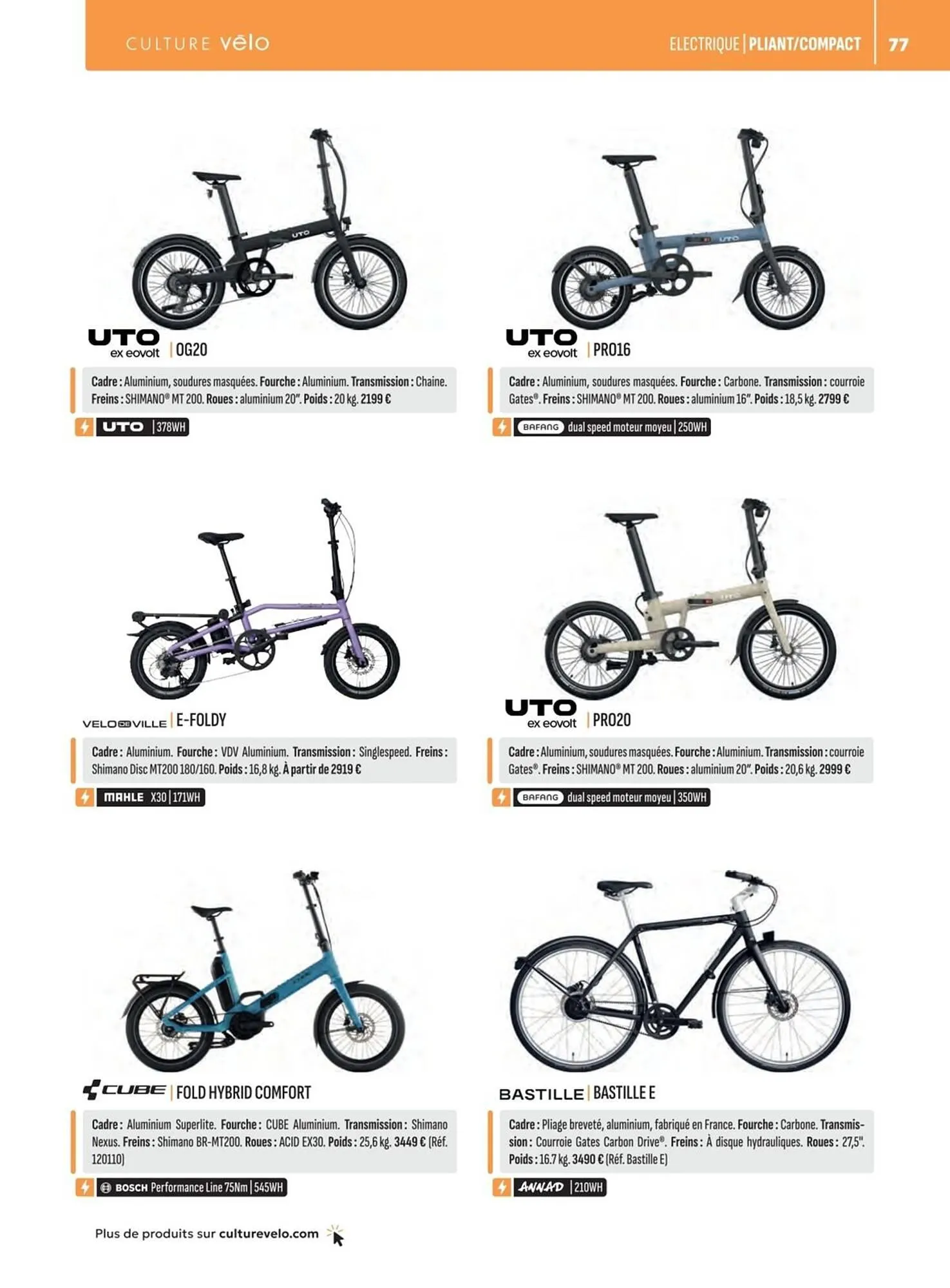 Catalogue Culture Vélo du 19 décembre au 31 décembre 2026 - Catalogue page 77