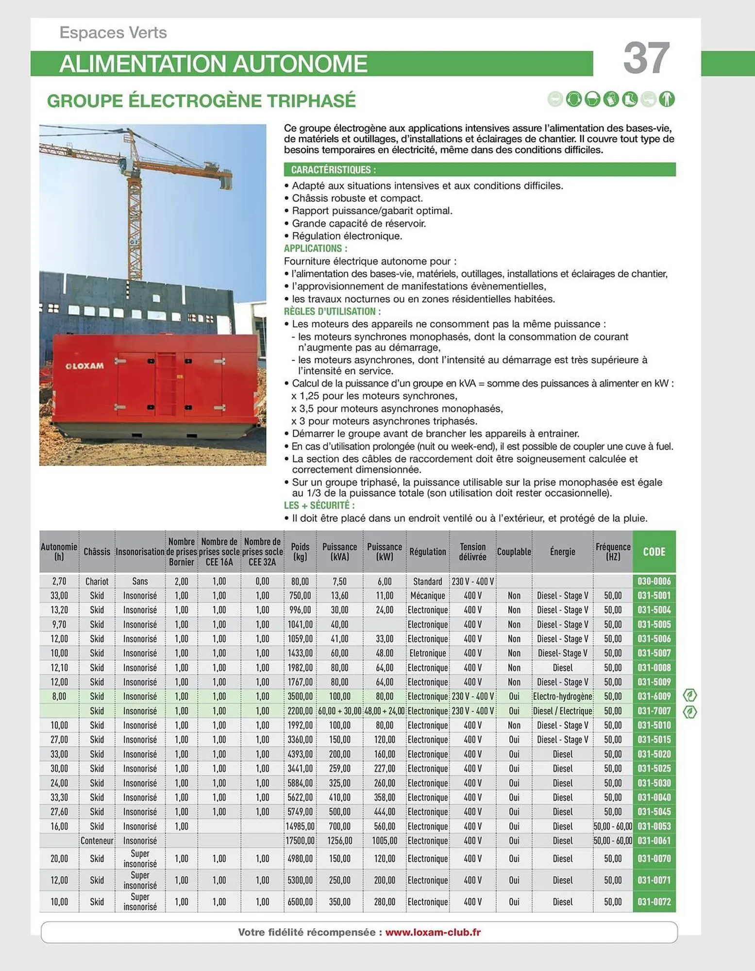 Catalogue Loxam du 9 avril au 31 décembre 2025 - Catalogue page 37