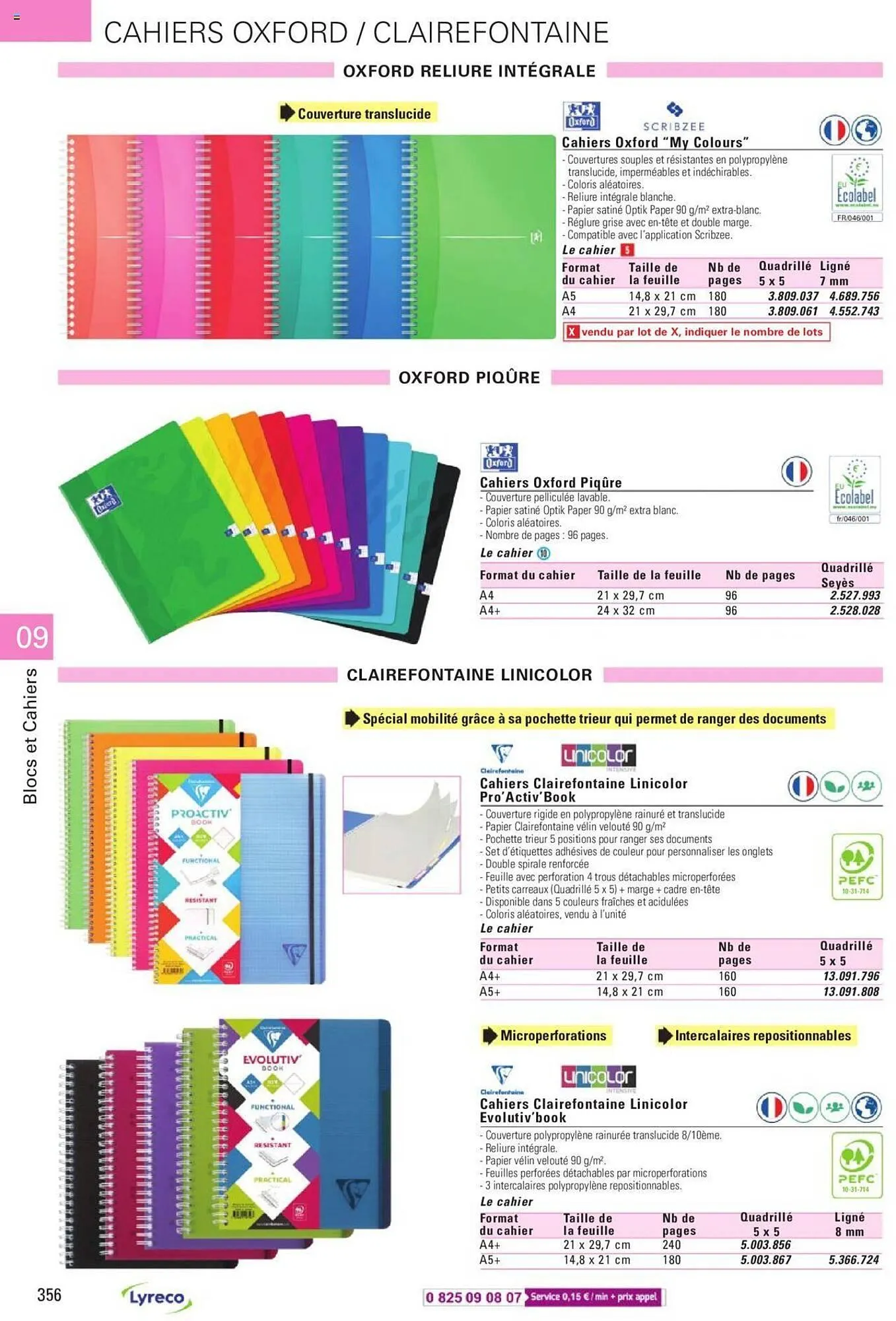 Catalogue Lyreco du 15 mai au 31 décembre 2023 - Catalogue page 356