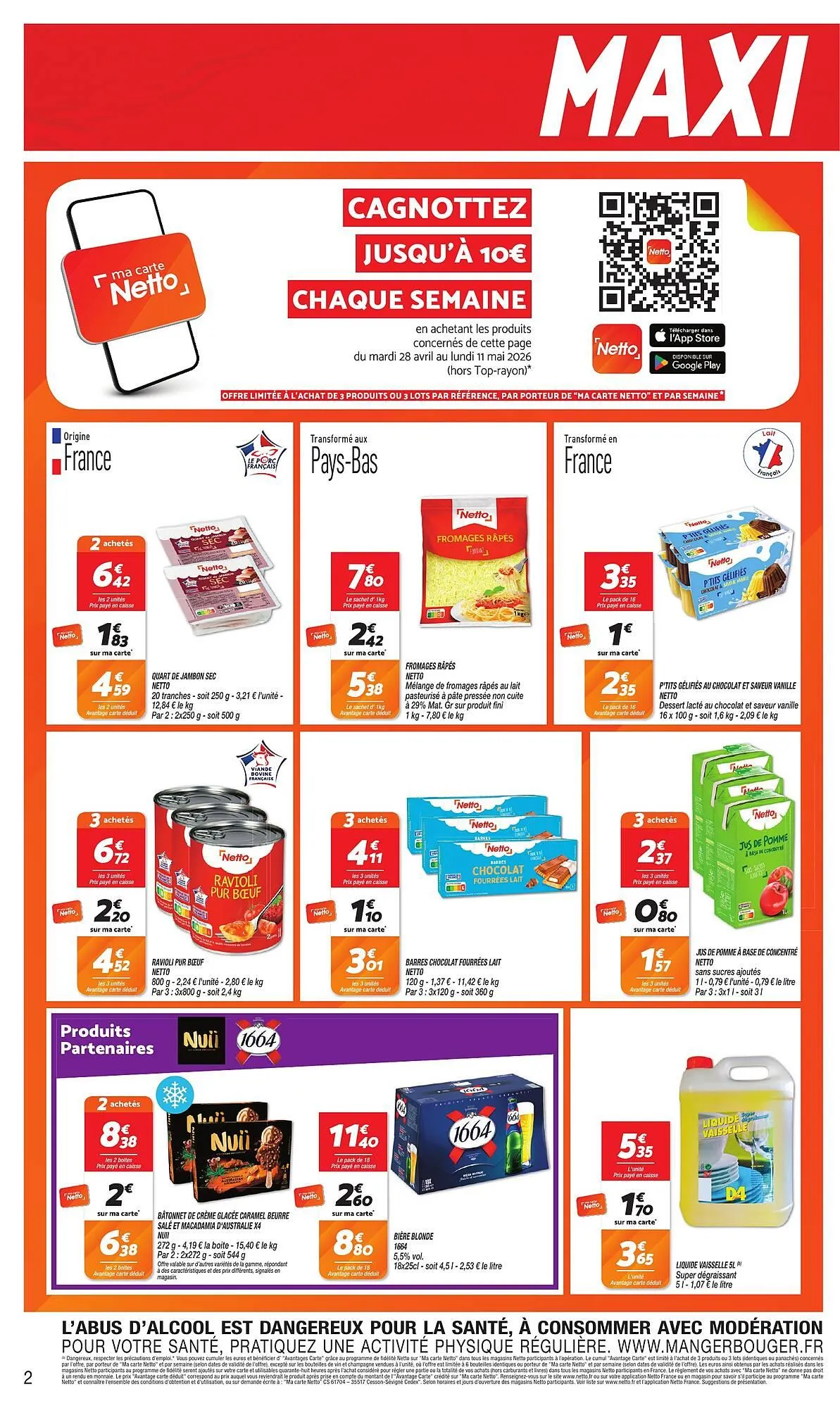 Catalogue Netto du 28 avril au 11 mai 2026 - Catalogue page 2