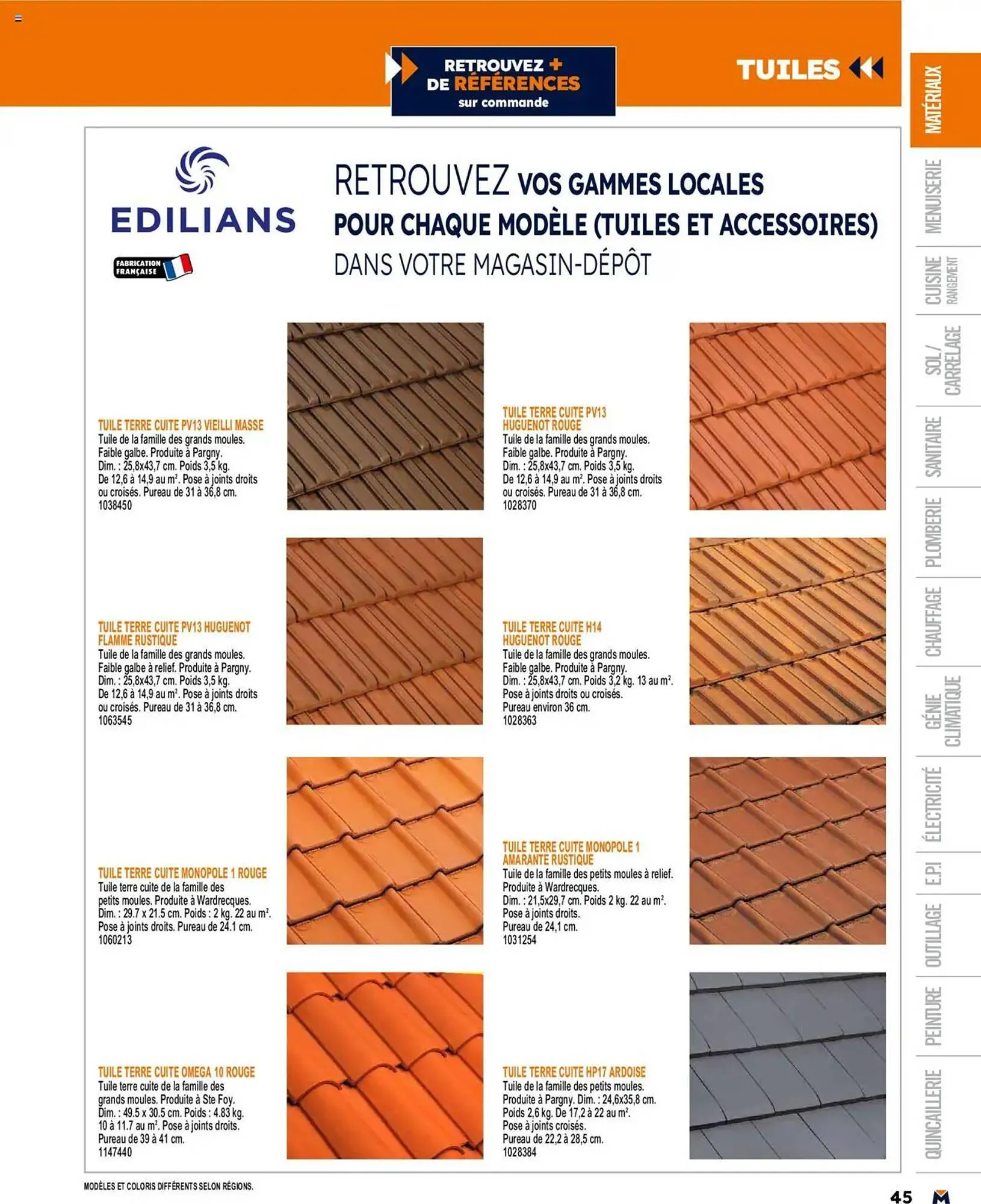 Catalogue Bricoman du 19 mars au 31 décembre 2025 - Catalogue page 45