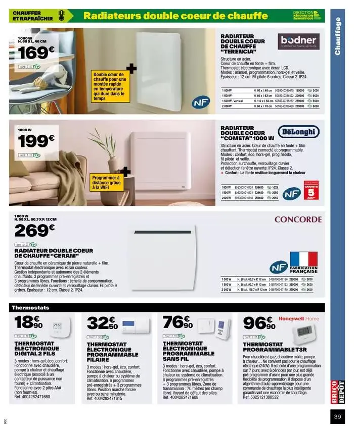 J’améliore mon habitat à prix dépôt du 2 octobre au 9 octobre 2024 - Catalogue page 39