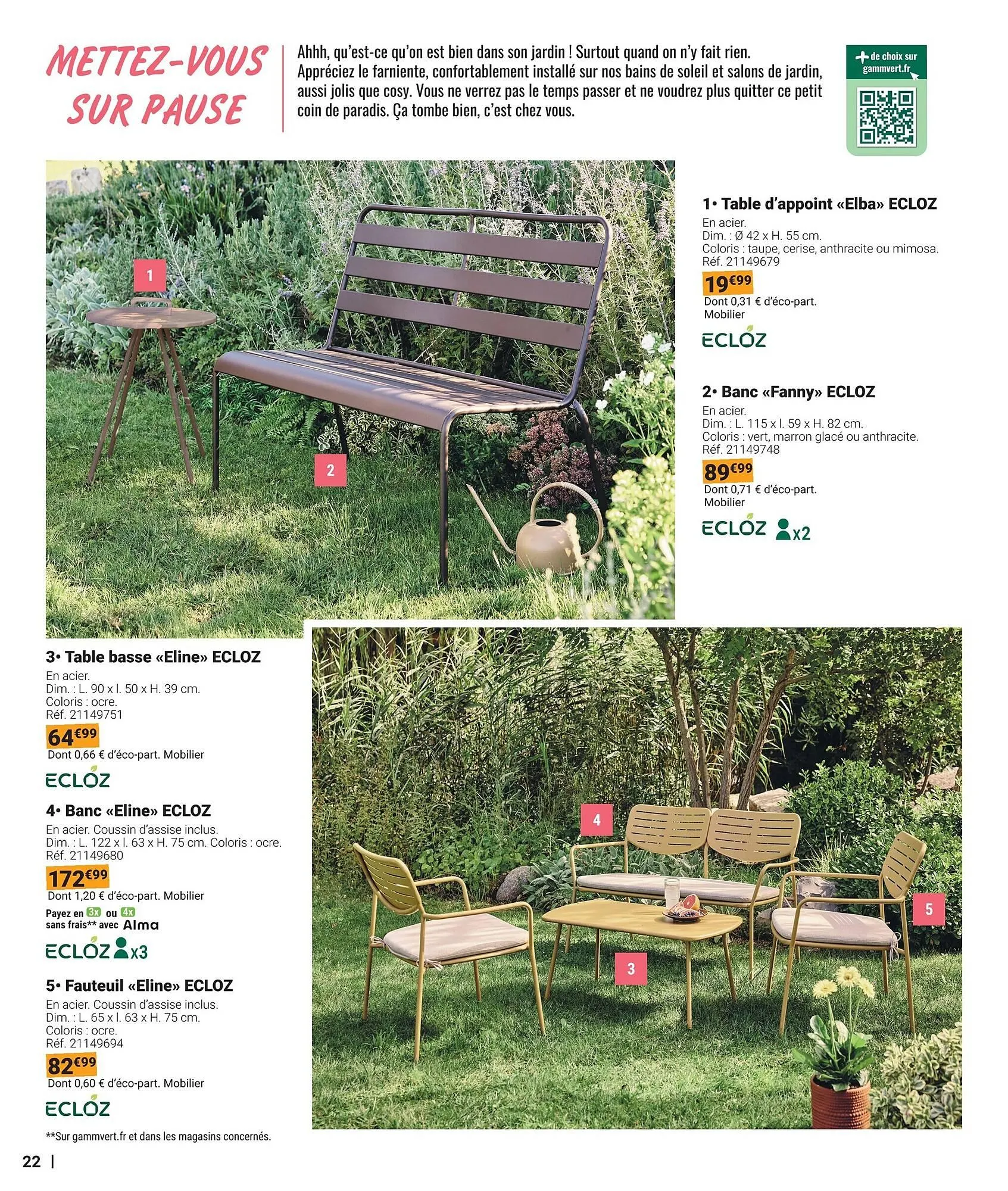 Catalogue Gamm vert du 18 mars au 31 mai 2026 - Catalogue page 22