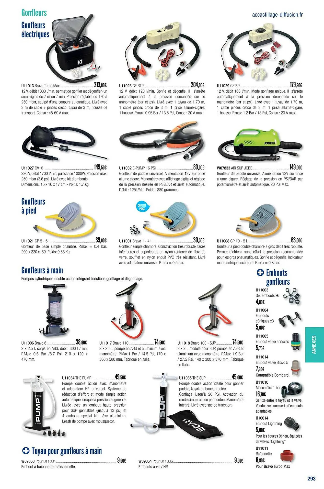 Catalogue Accastillage Diffusion du 1 mars au 31 décembre 2023 - Catalogue page 295