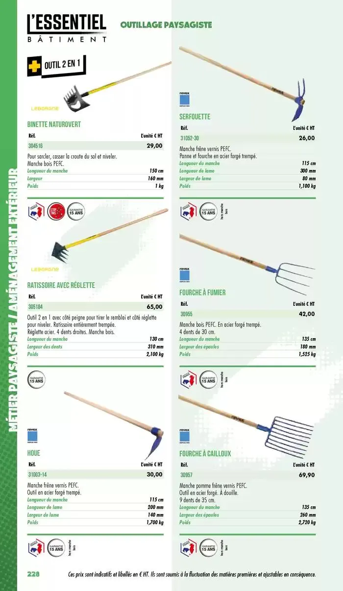 Essentiel Batiment 2025 du 3 janvier au 31 décembre 2025 - Catalogue page 230