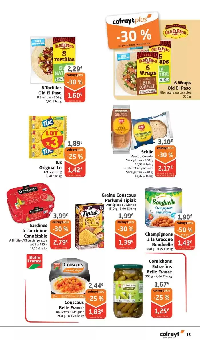 Prix - qualité du 23 avril au 4 mai 2025 - Catalogue page 13