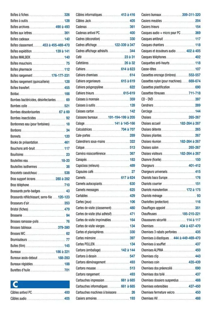 Catalogue Entreprises 2025 du 13 janvier au 31 décembre 2025 - Catalogue page 727
