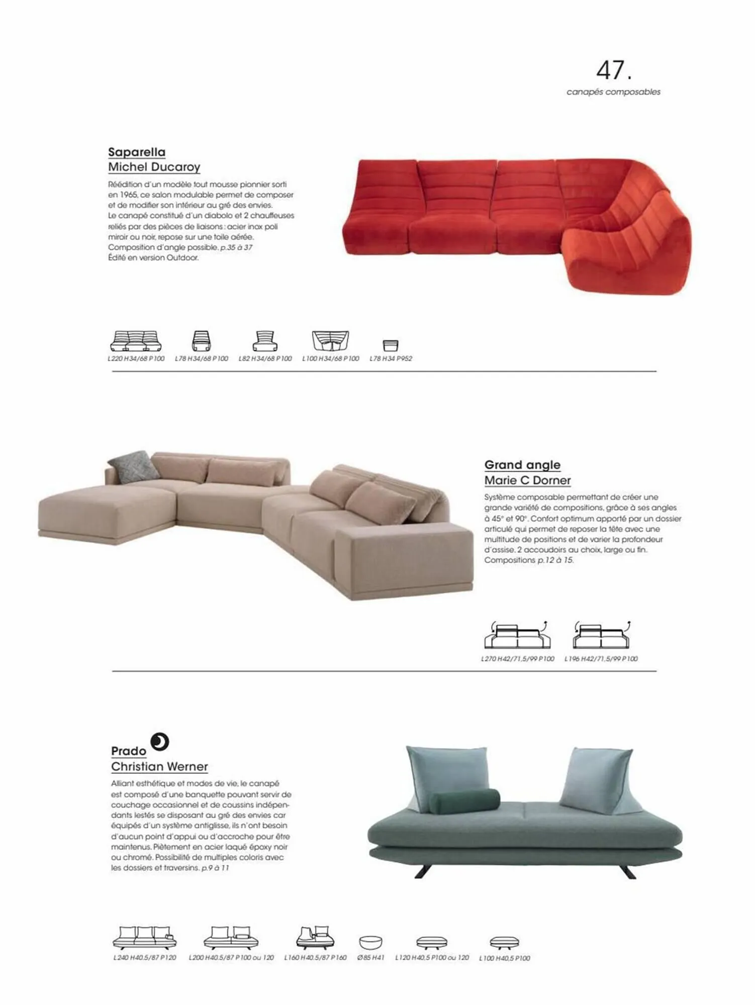 Catalogue Cinna du 5 janvier au 31 décembre 2023 - Catalogue page 47