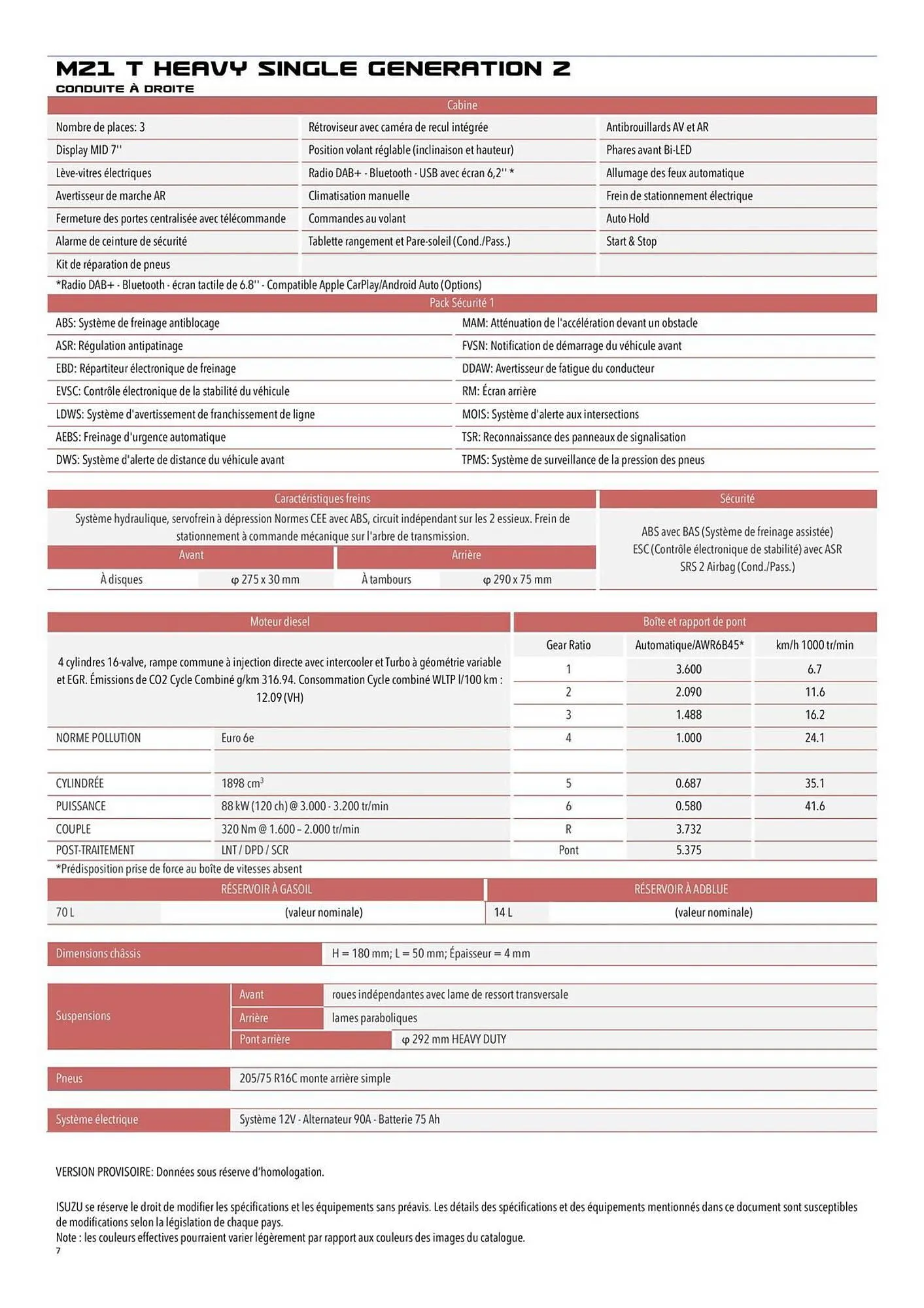 Catalogue Isuzu du 11 novembre au 31 mai 2026 - Catalogue page 7