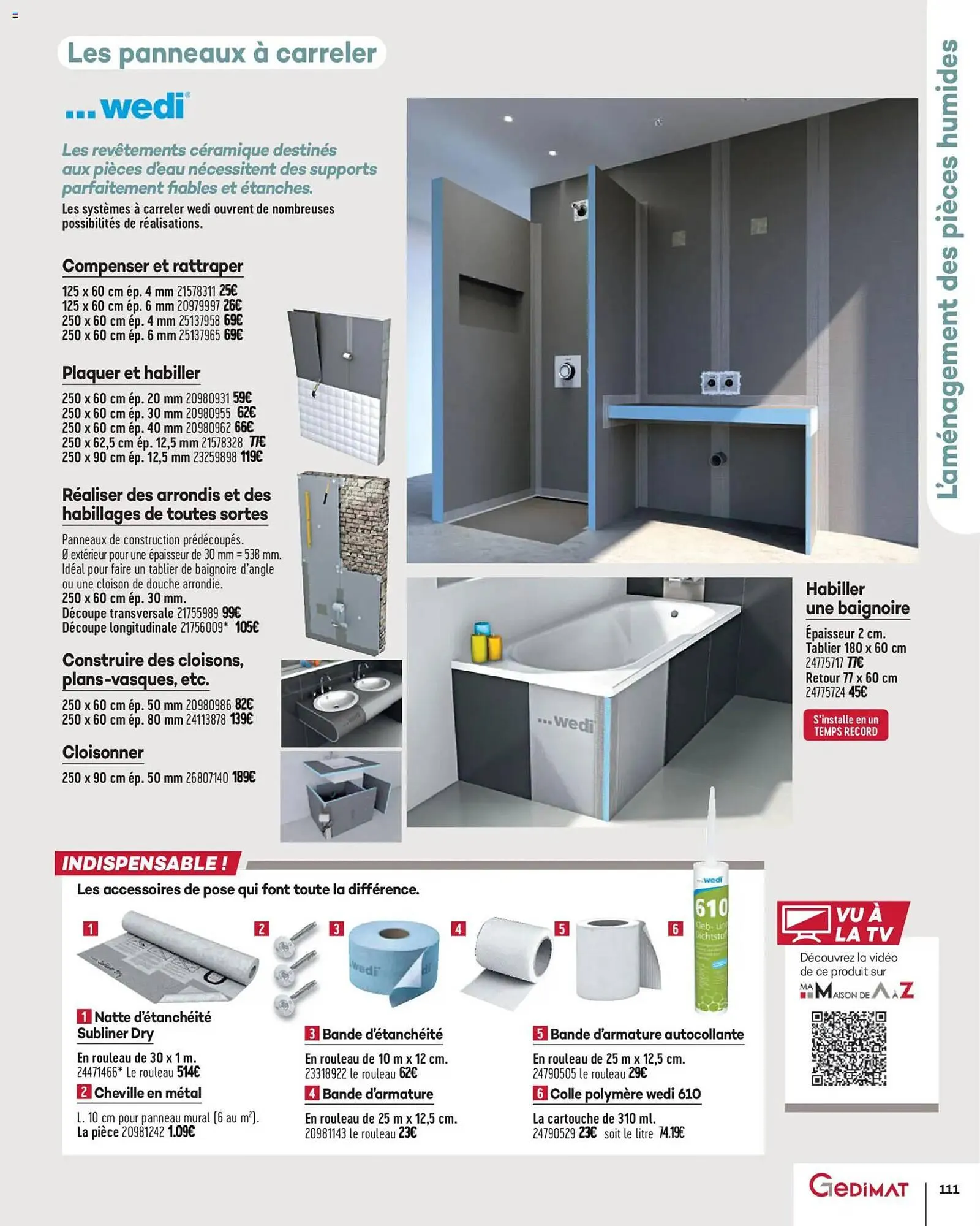 Catalogue Gedimat du 1 avril au 30 avril 2026 - Catalogue page 111