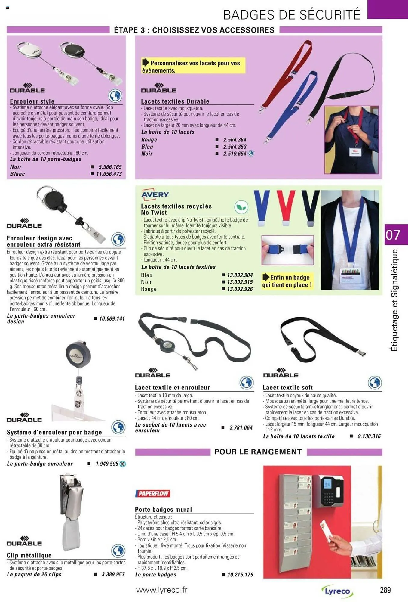 Catalogue Lyreco du 15 mai au 31 décembre 2023 - Catalogue page 289