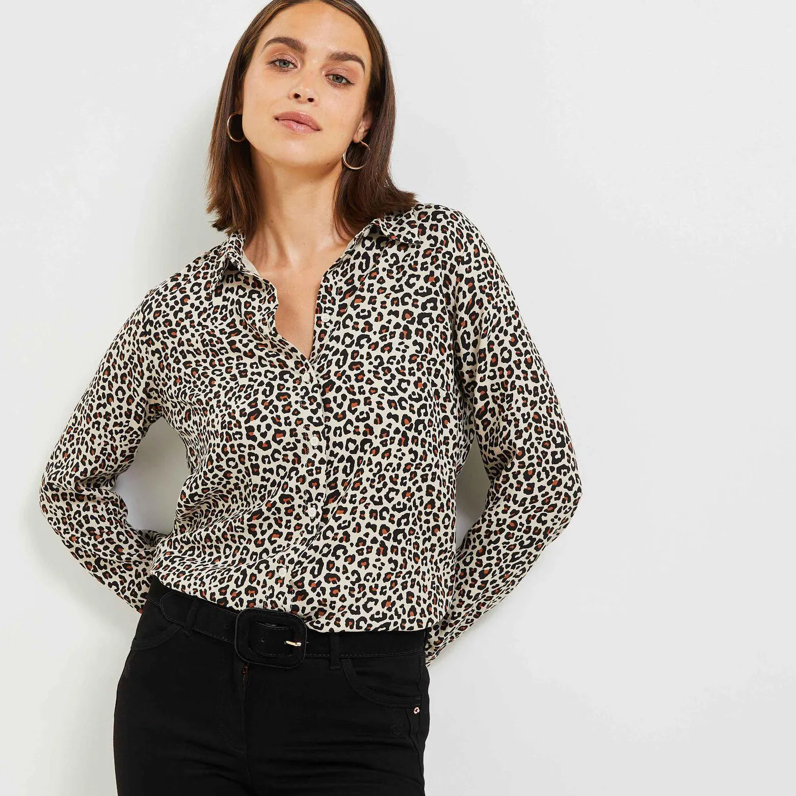 Chemise imprimée femme