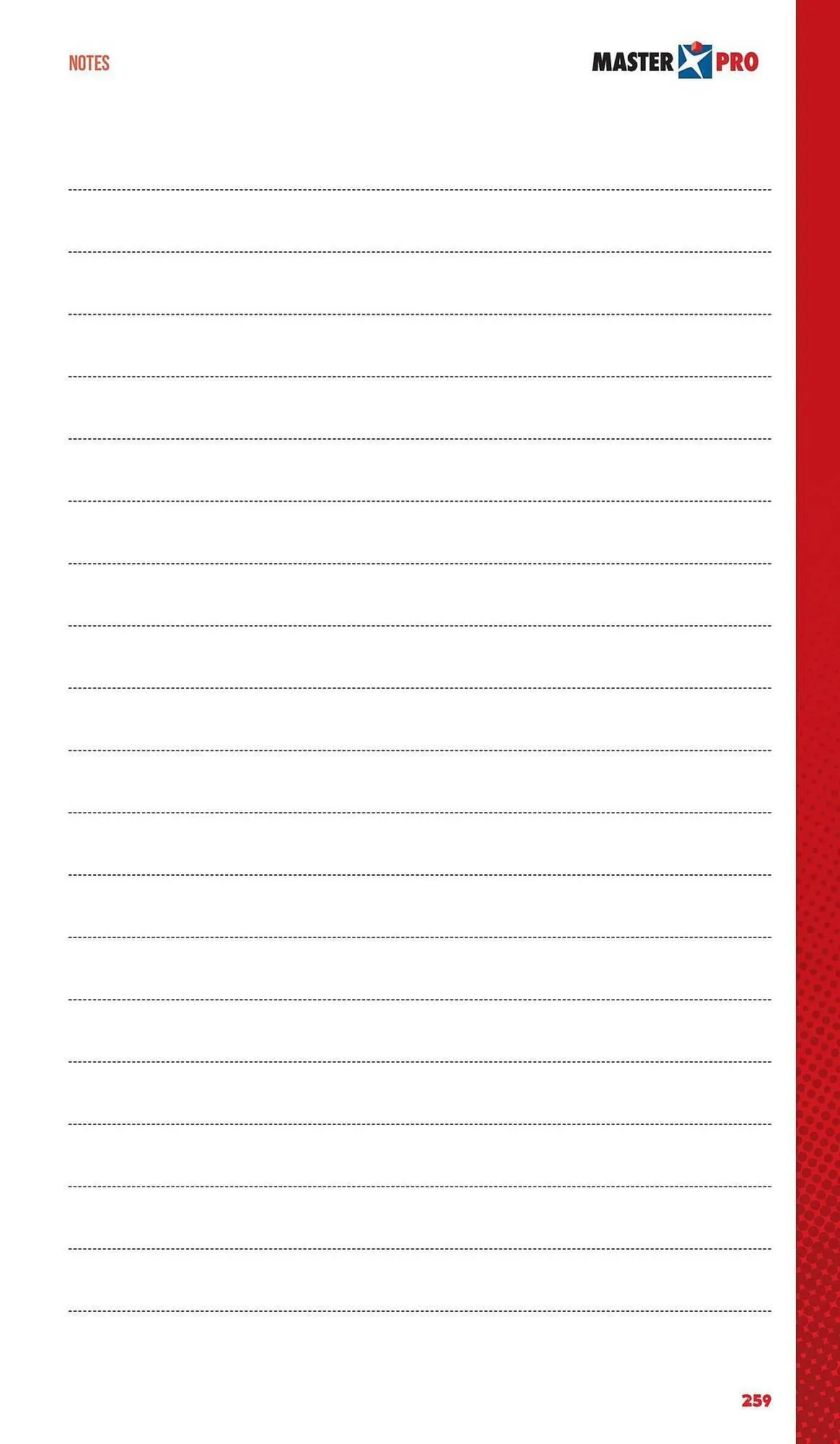 Catalogue Master Pro du 3 mars au 31 décembre 2025 - Catalogue page 261