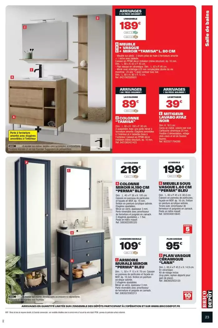 Spécial chantier extérieur ! du 4 avril au 24 avril 2025 - Catalogue page 23