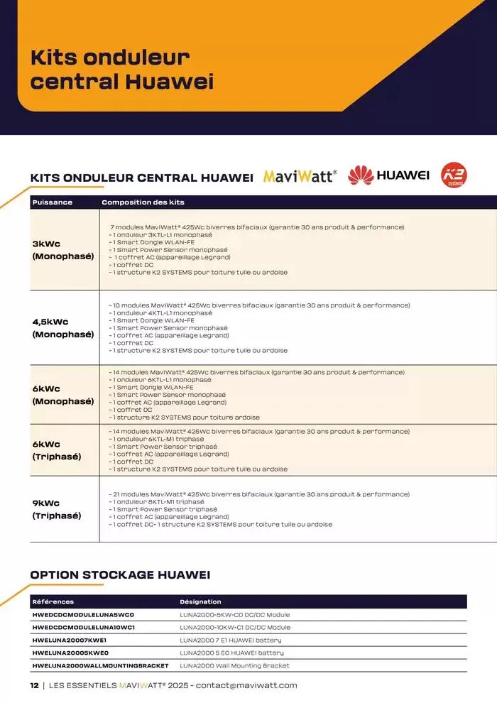Les Essentiels Maviwatt 2025 du 4 février au 31 décembre 2025 - Catalogue page 12