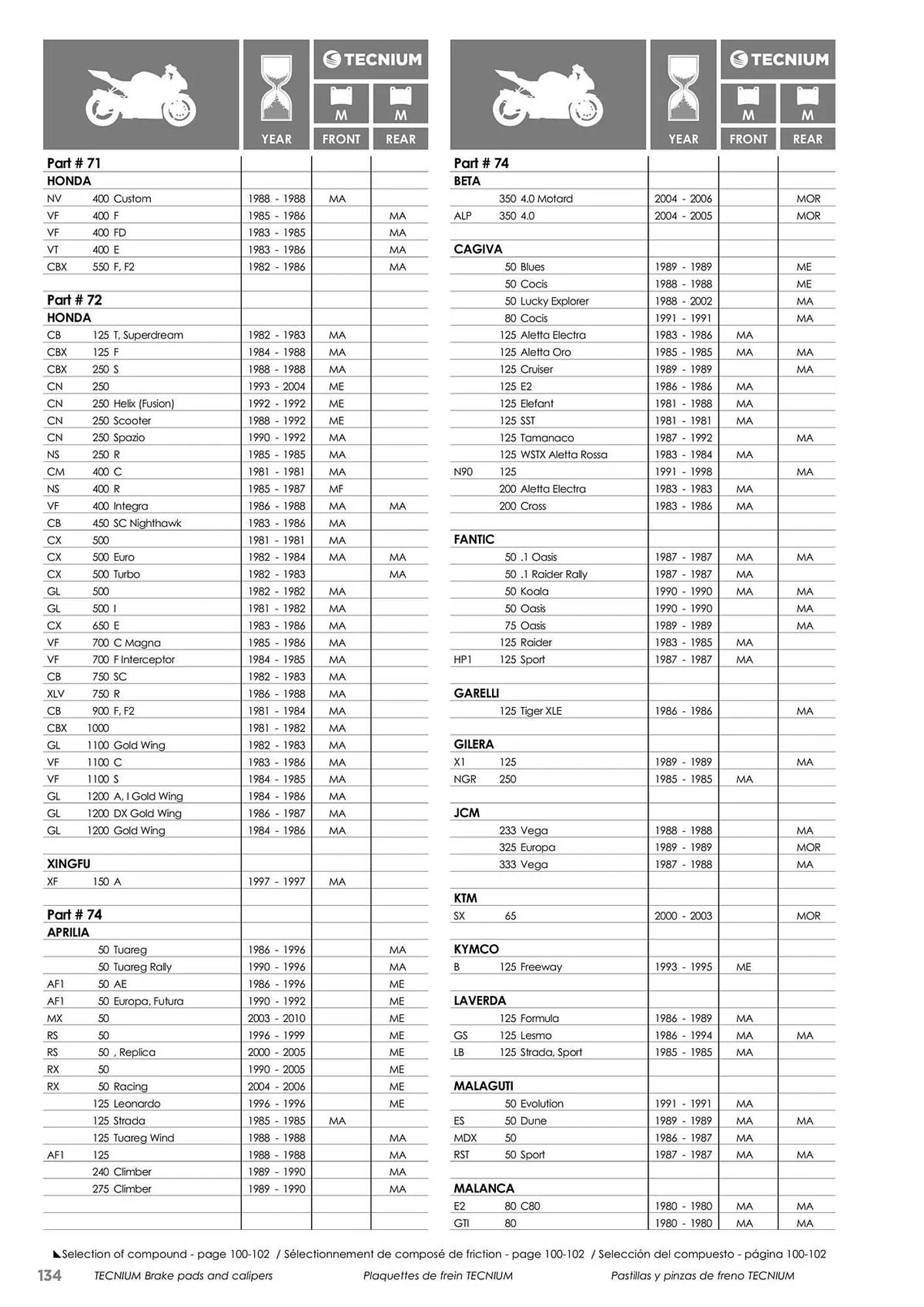 Catalogue Bihr du 23 mai au 31 décembre 2025 - Catalogue page 134