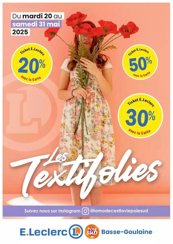 TEXTIFOLIES du 20 mai au 31 mai 2025 - Catalogue page 1