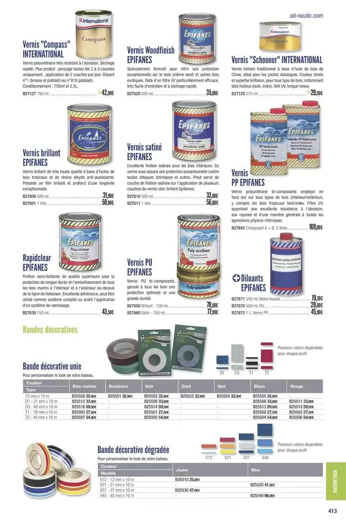Catalogue Accastillage Diffusion 2025 du 1 janvier au 31 décembre 2025 - Catalogue page 415