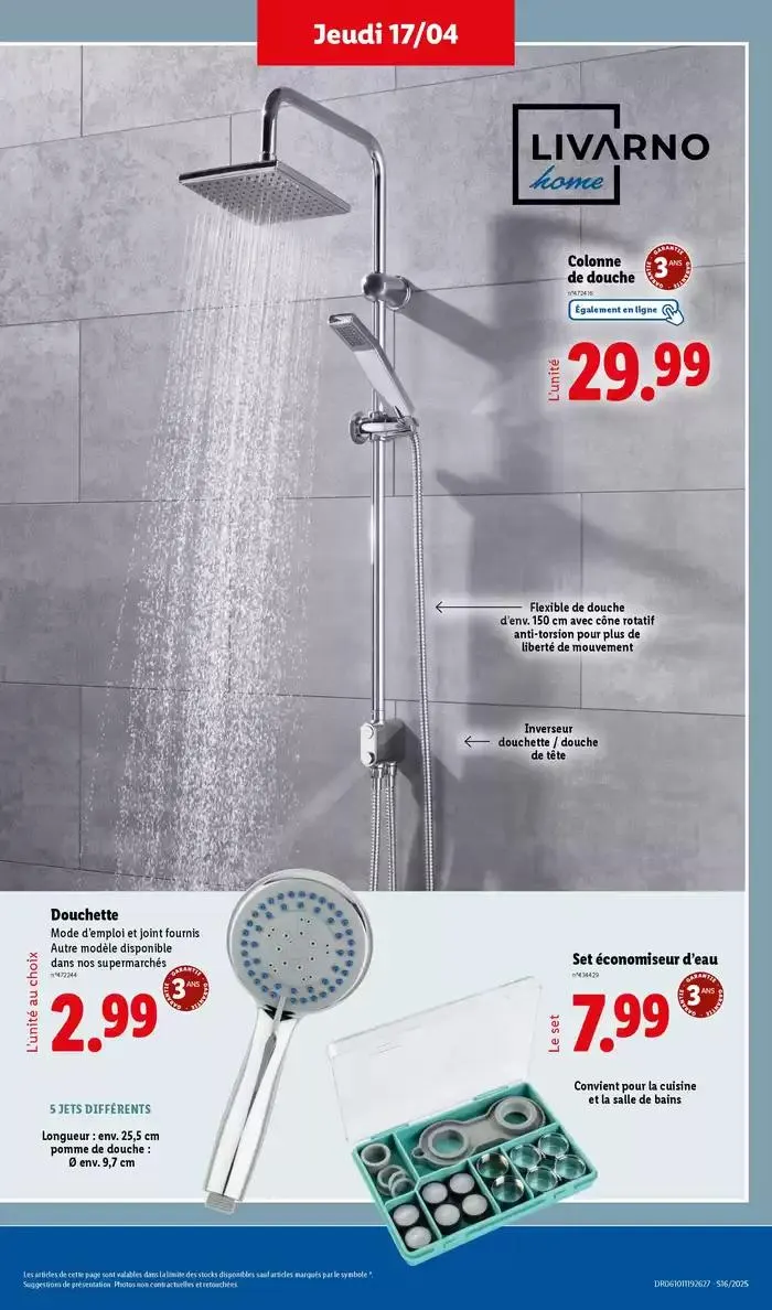 Découvrez la sélection de produits mode et bricolage à prix Lidl ! du 14 avril au 17 avril 2025 - Catalogue page 25