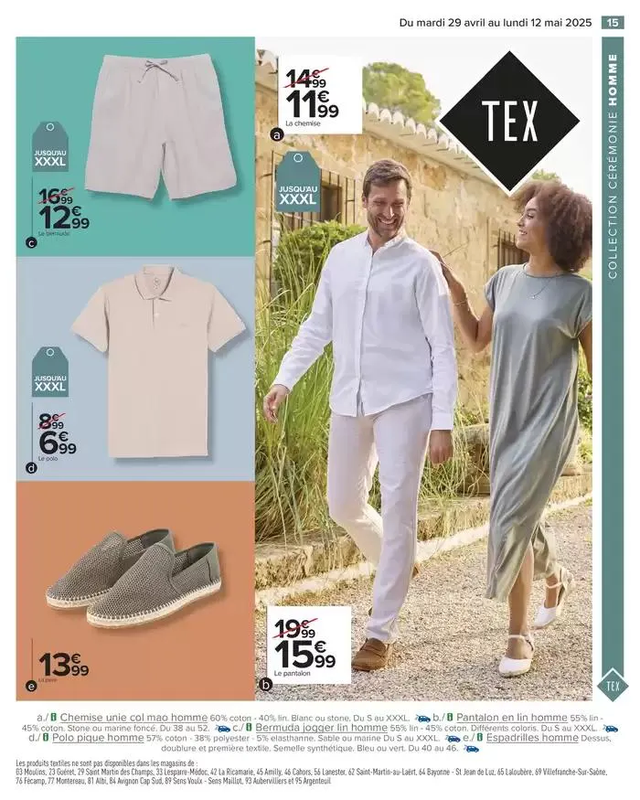 TEXTILE SPÉCIAL FÊTES du 29 avril au 12 mai 2025 - Catalogue page 17