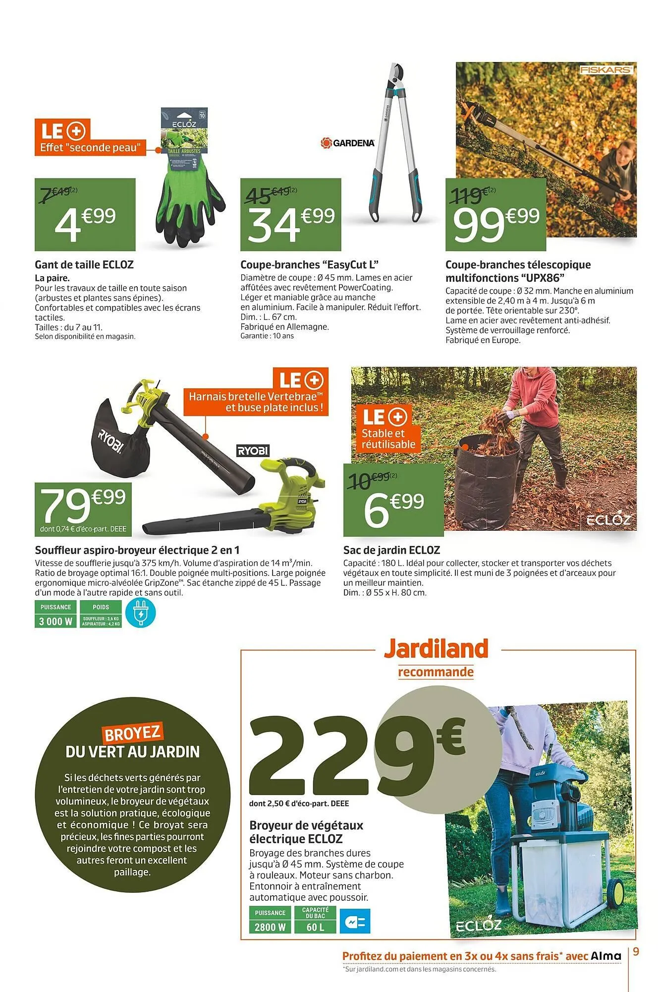 Catalogue Jardiland du 22 octobre au 2 novembre 2025 - Catalogue page 9