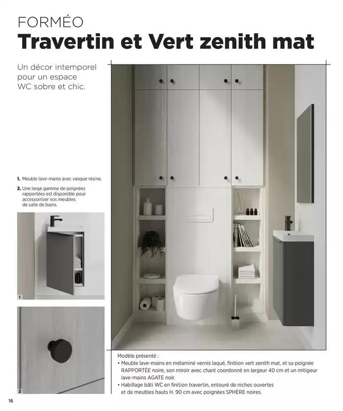 MEUBLES FORMÉO Edition 2025 du 15 avril au 31 décembre 2025 - Catalogue page 16