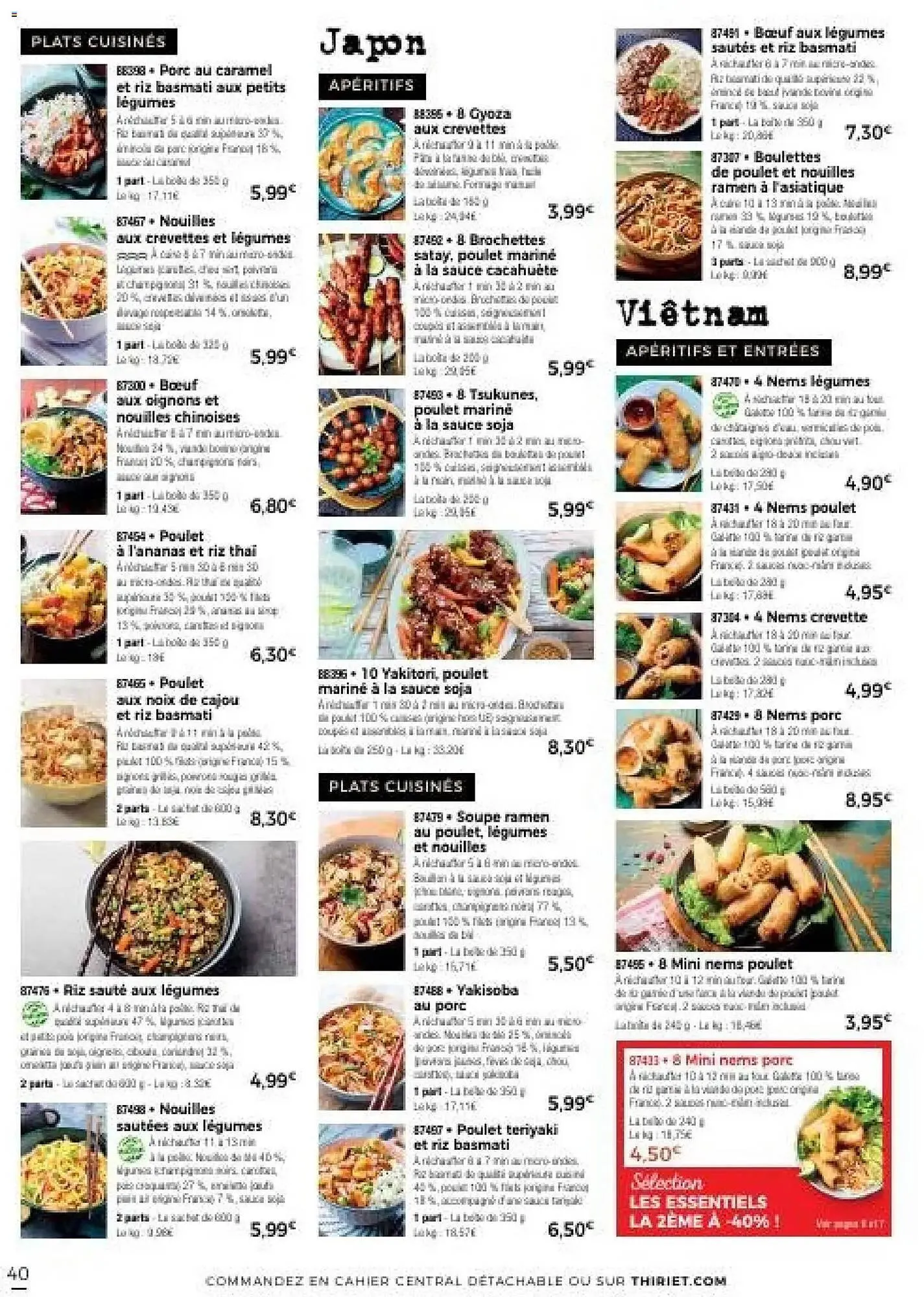 Catalogue Thiriet du 31 janvier au 3 mars 2026 - Catalogue page 40