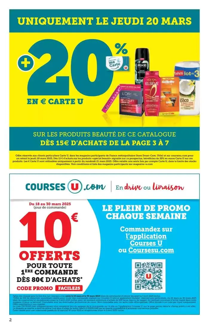 Spécial Beauté du 18 mars au 30 mars 2025 - Catalogue page 2