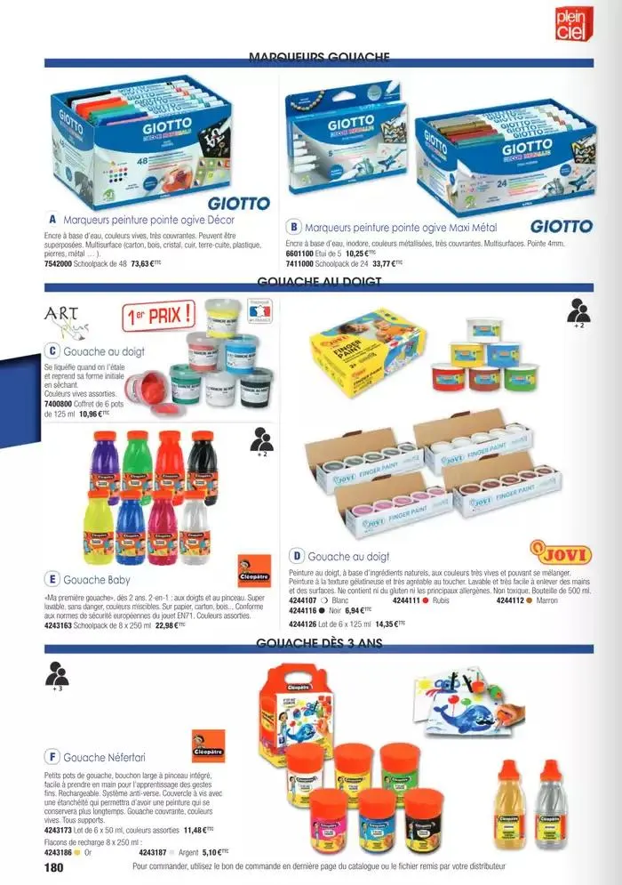 Écoles et loisirs 2025 du 1 janvier au 31 décembre 2025 - Catalogue page 180