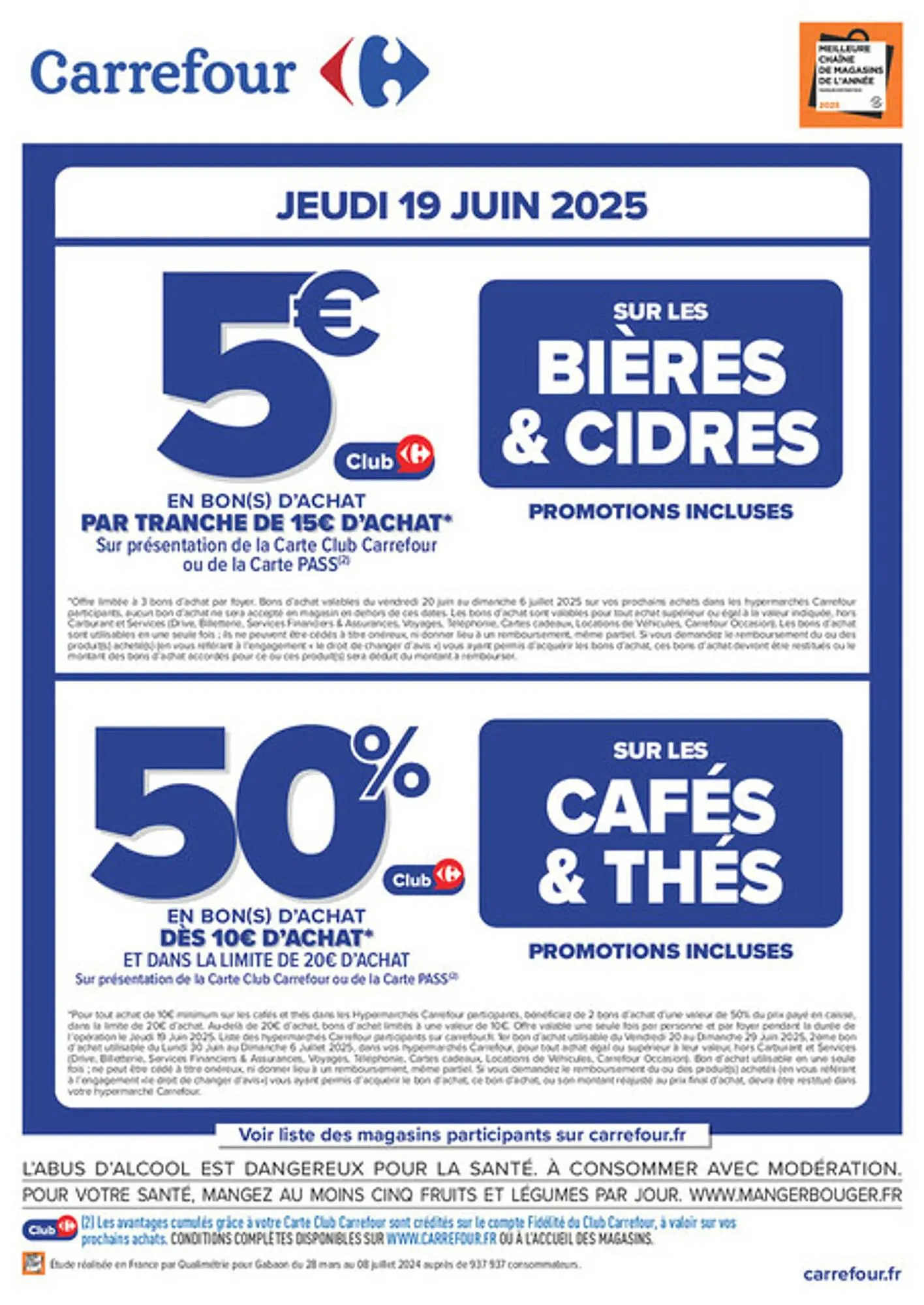 Catalogue Carrefour du 19 juin au 19 juin 2025 - Catalogue page 1
