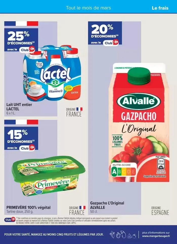 LA FIDÉLITÉ, CA PAYE SURTOUT EN PROMOS EN MARS... du 1 mars au 31 mars 2025 - Catalogue page 5