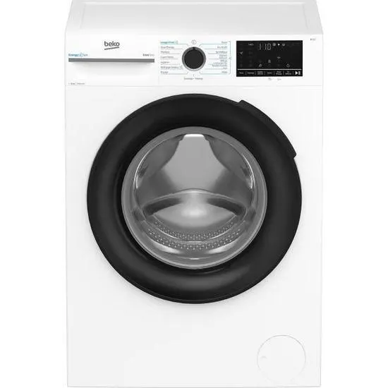 Lave-linge hublot BEKO BM3WFU410211B - 10 kg - Induction - 60 cm - 1200 trs/min - Blanc