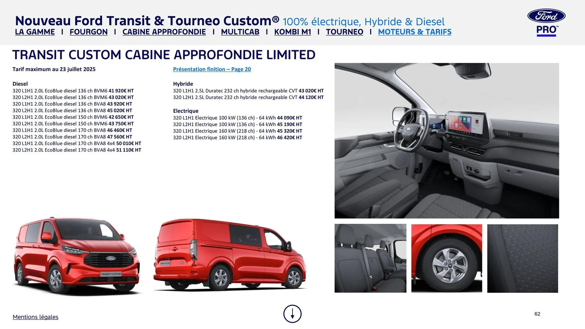 Catalogue Ford du 8 août au 8 août 2026 - Catalogue page 62