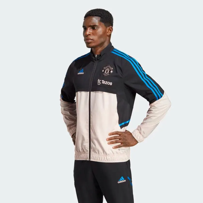 Veste de présentation Manchester United 2022/2023 - Noir/Bleu/Beige