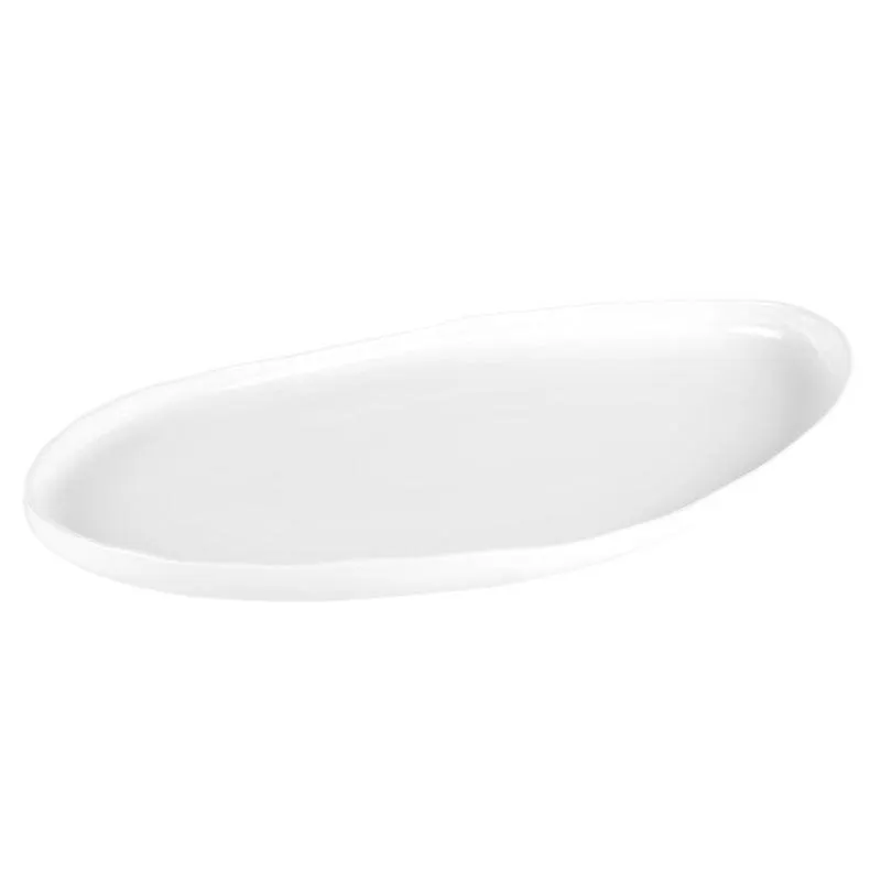 Plat organique en porcelaine 37x22 cm Table Passion