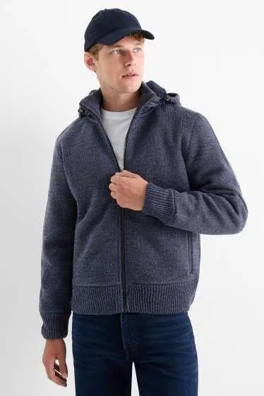 Cardigan with hood