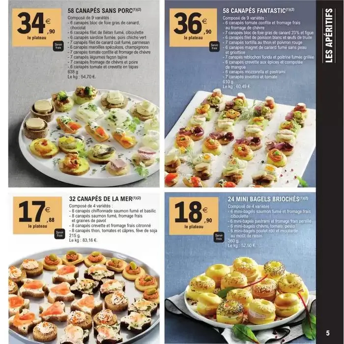 CARTE TRAITEUR PERMANENTE - MIXTE du 8 avril au 17 novembre 2025 - Catalogue page 5