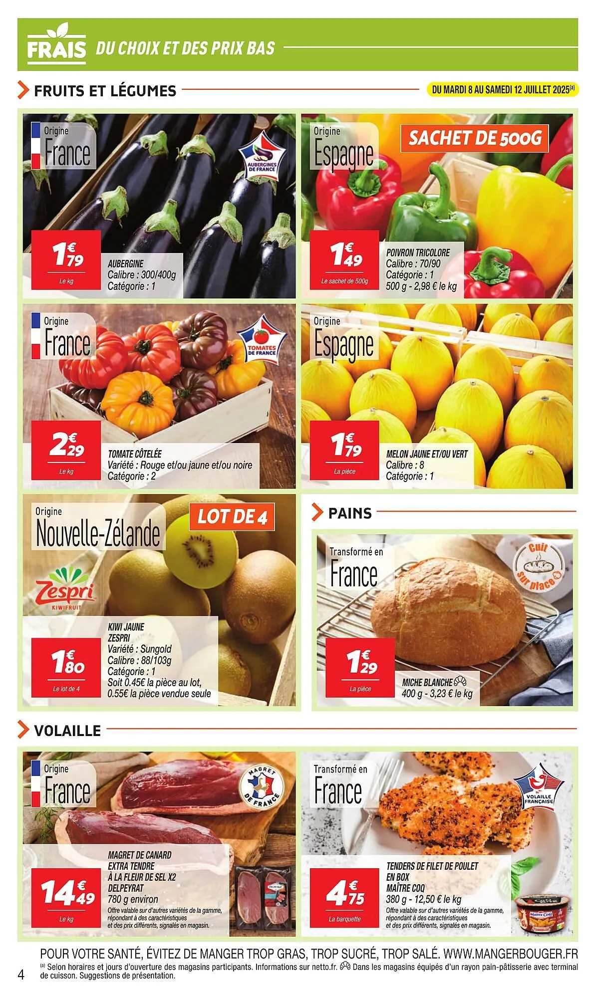 Catalogue Netto du 8 juillet au 14 juillet 2025 - Catalogue page 4