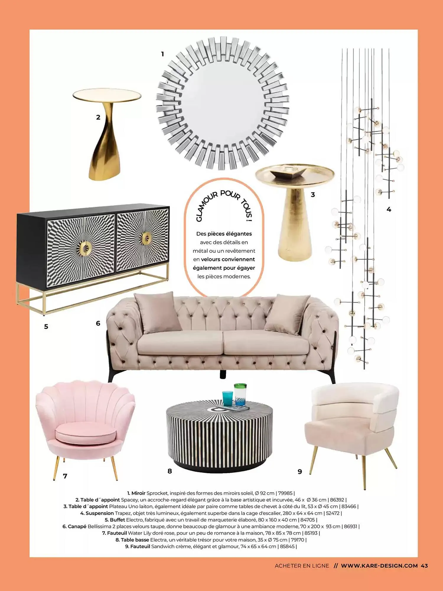 Catalogue KARE du 6 février au 31 décembre 2025 - Catalogue page 43
