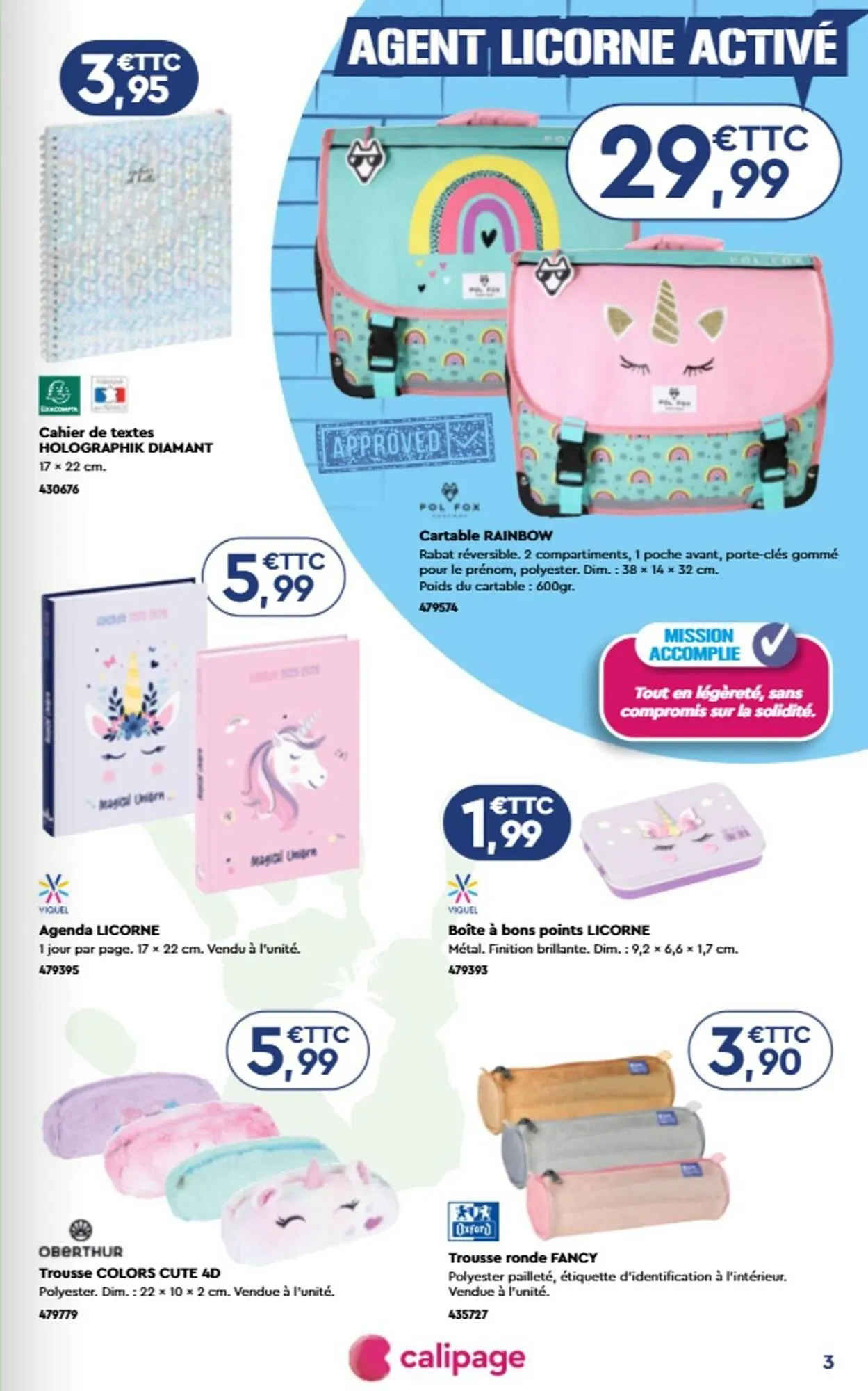 Catalogue Calipage du 10 juillet au 26 juillet 2025 - Catalogue page 3