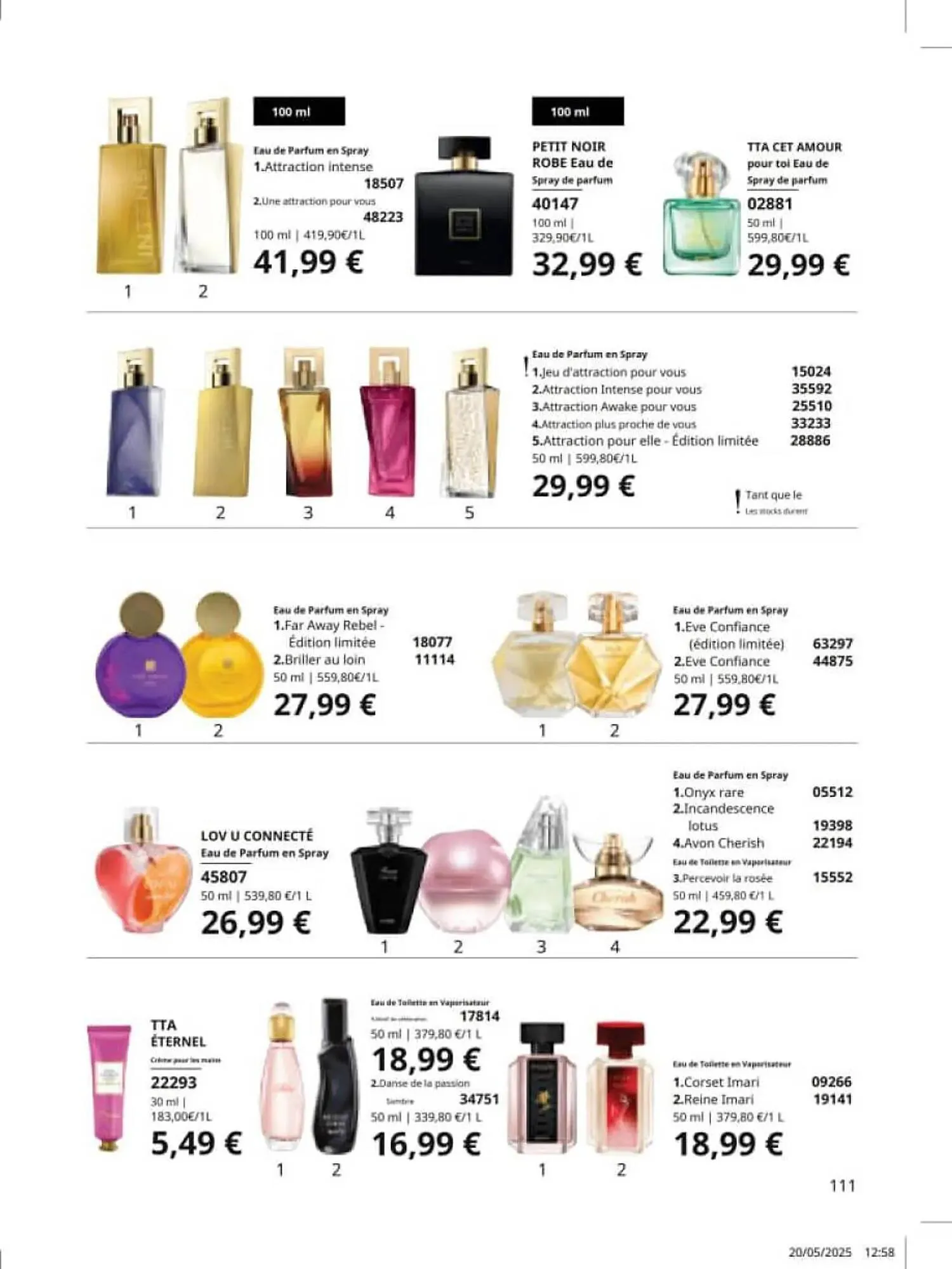 Catalogue AVON du 1 août au 31 août 2025 - Catalogue page 111