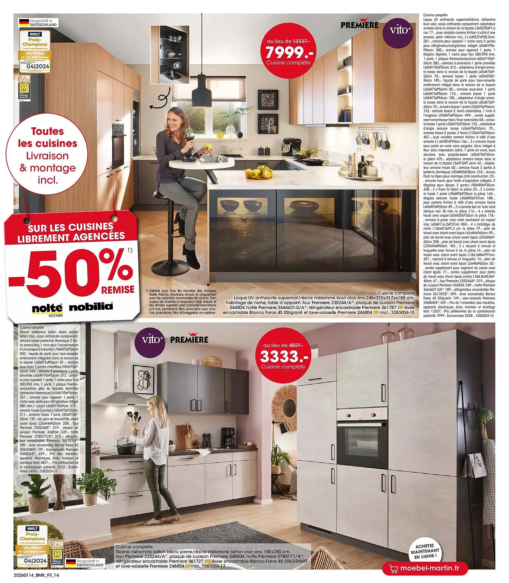 Catalogue Möbel Martin du 13 janvier au 31 janvier 2026 - Catalogue page 14