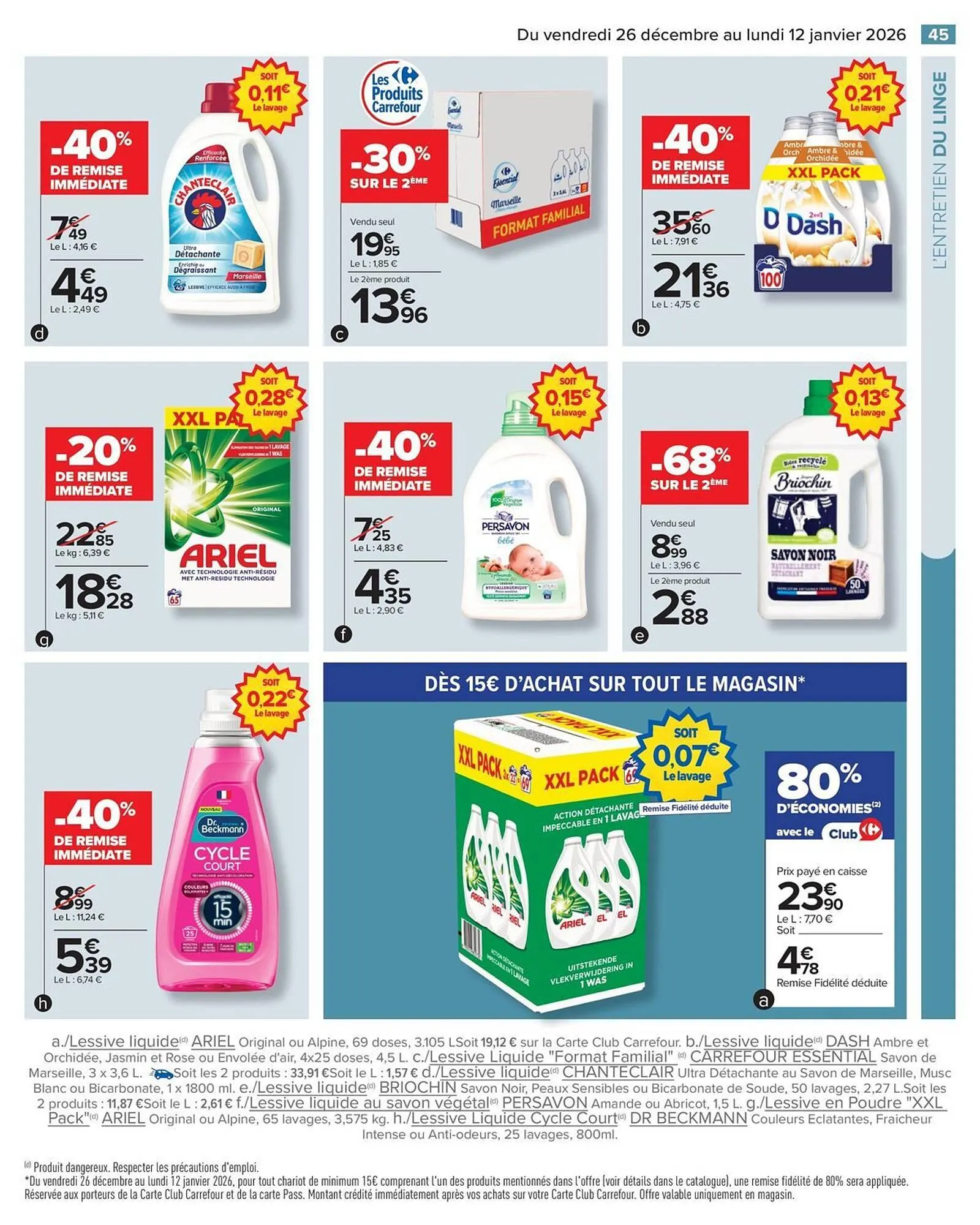 Catalogue Carrefour du 26 décembre au 12 janvier 2026 - Catalogue page 47