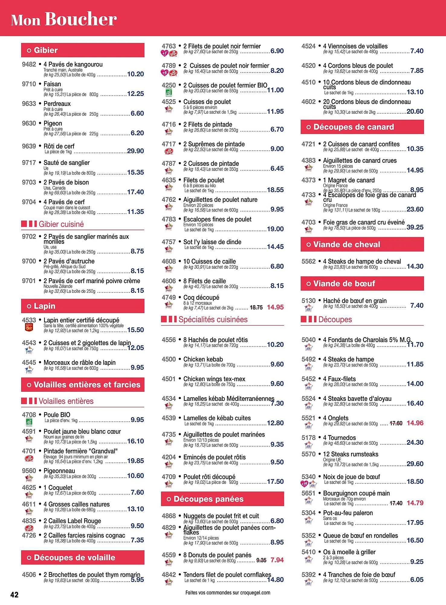 Catalogue Croque Gel du 29 mars au 5 mai 2024 - Catalogue page 42
