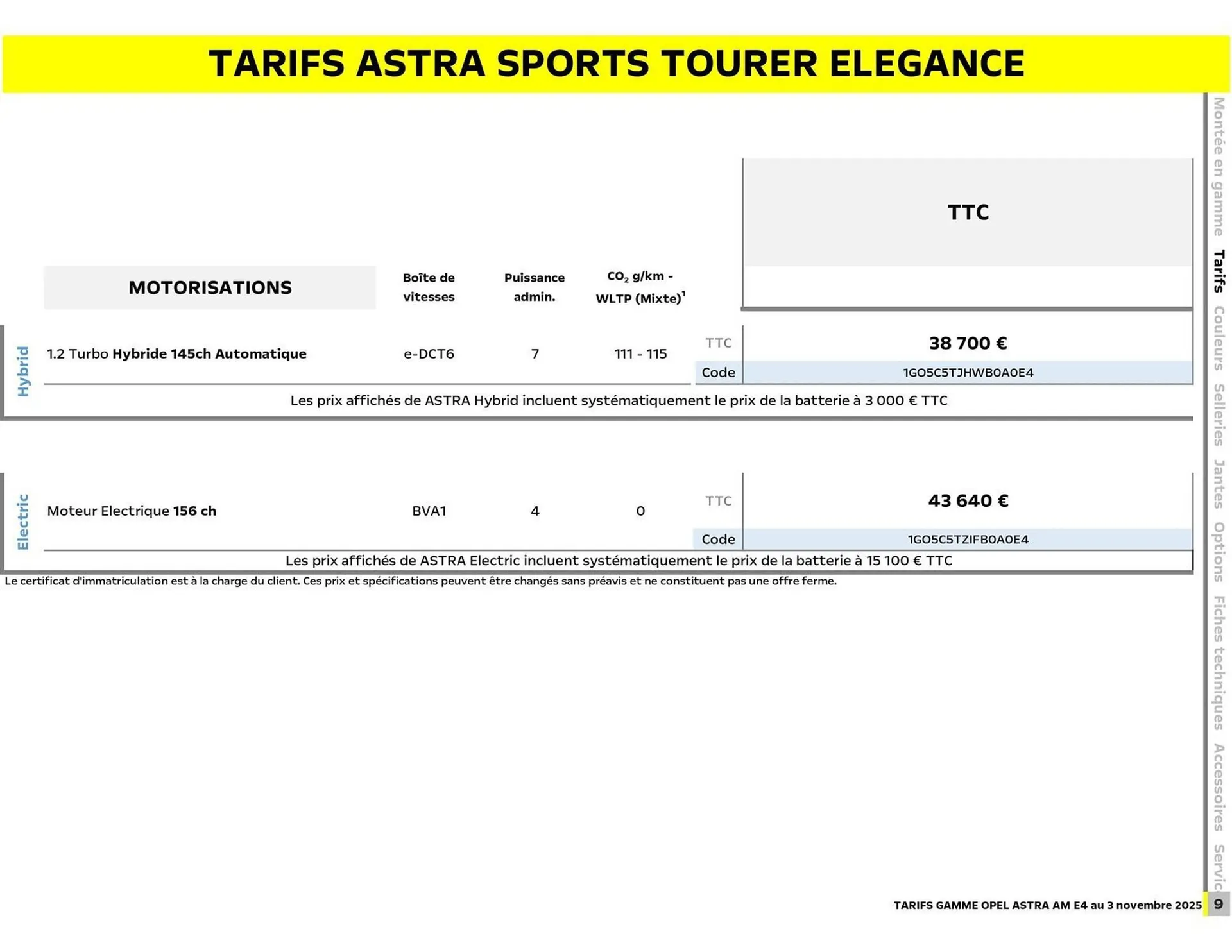 Catalogue Opel du 6 janvier au 6 janvier 2027 - Catalogue page 8