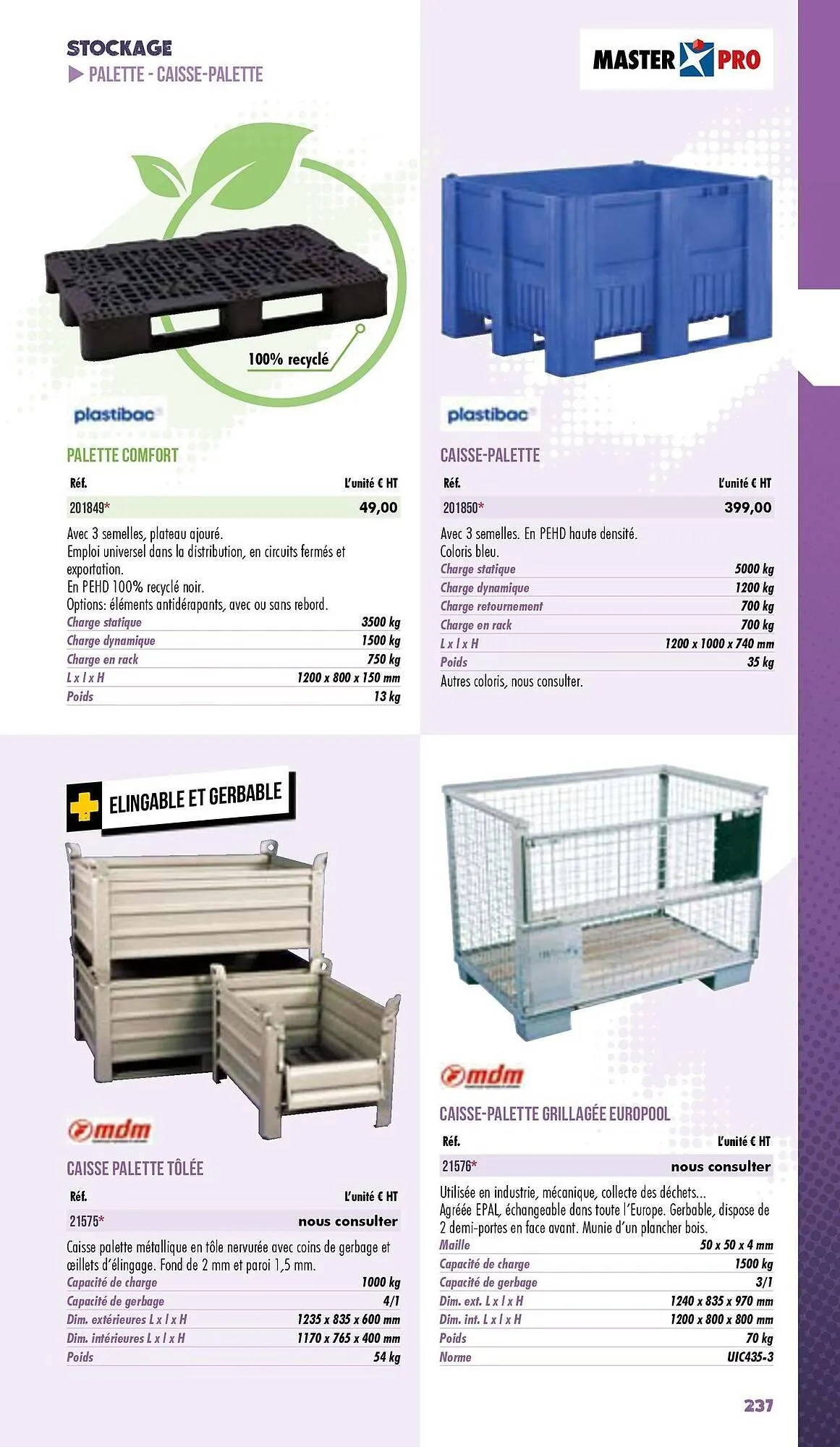 Catalogue Master Pro du 3 janvier au 31 décembre 2025 - Catalogue page 239